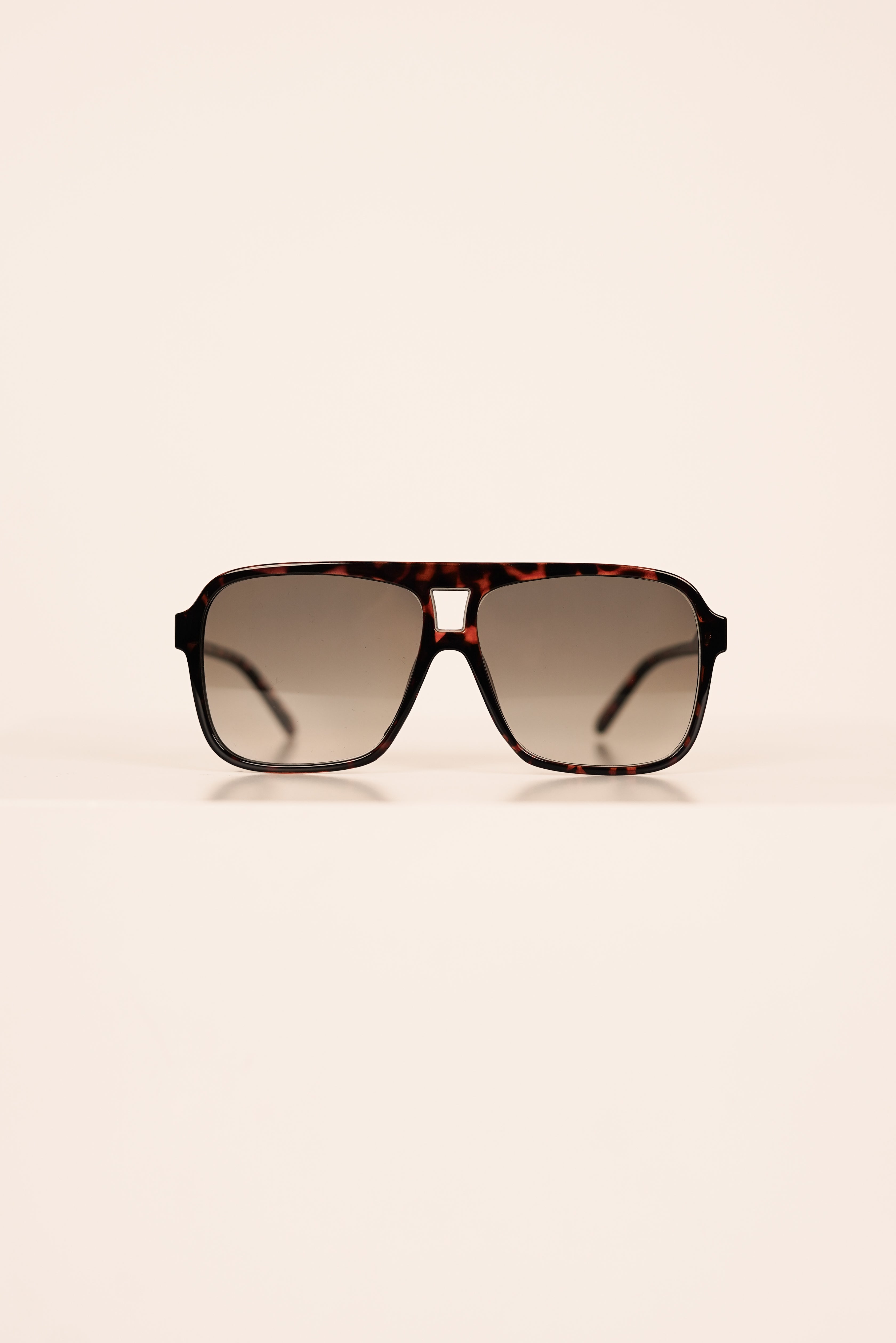 Aviator zonnebril groot bruin - Aspen
